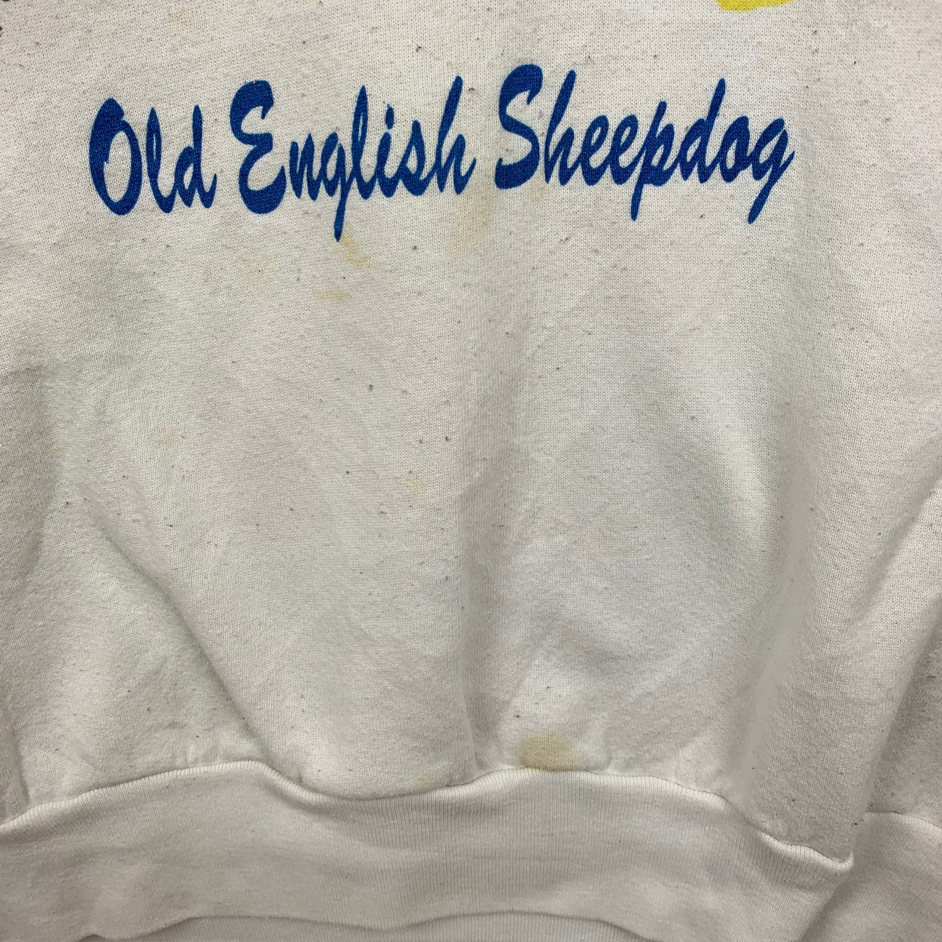 Vintage 1993 Paul Mccartney Old English Sheepdog Crewneck Pullover  
