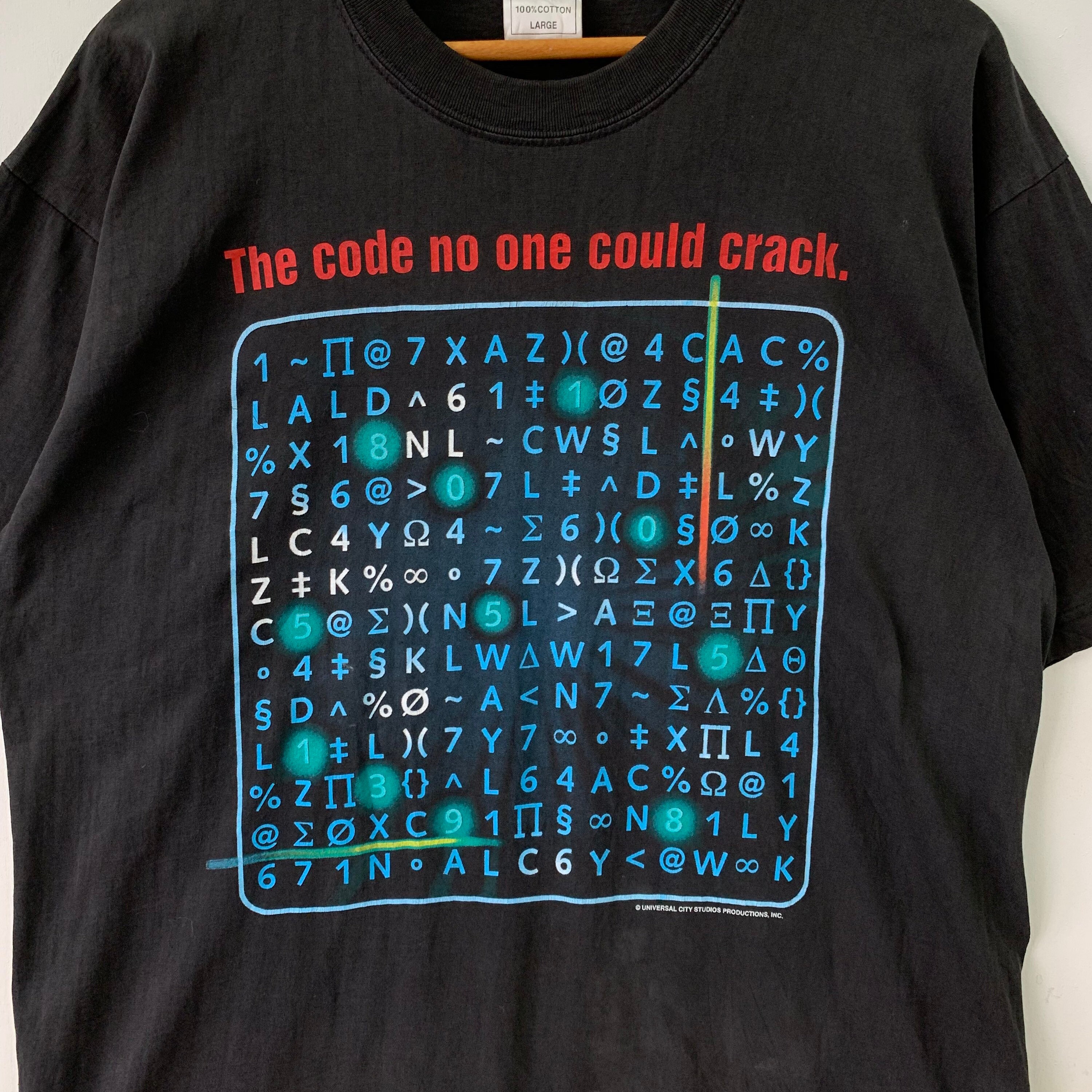 De Code No One Could Crack Bruce Willis Vintage 90's Mercury Rising Shirt Kleding Gender-neutrale kleding volwassenen Tops & T-shirts T-shirts T-shirts met print Film T-shirt 