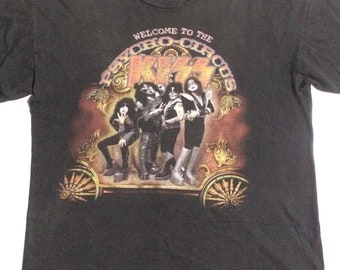 KISS Psycho Circus Vintage Rock Band Camiseta