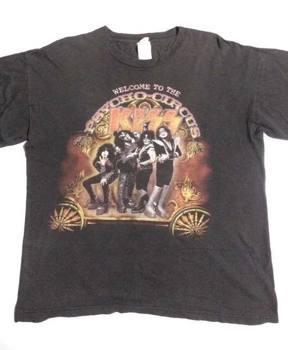 KISS サイコサーカス ヴィンテージ ロックバンド Tシャツ - Etsy 日本