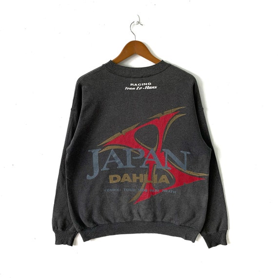 RARE Vintage X Japan Dahlia Racing Team Le Mans Crewneck