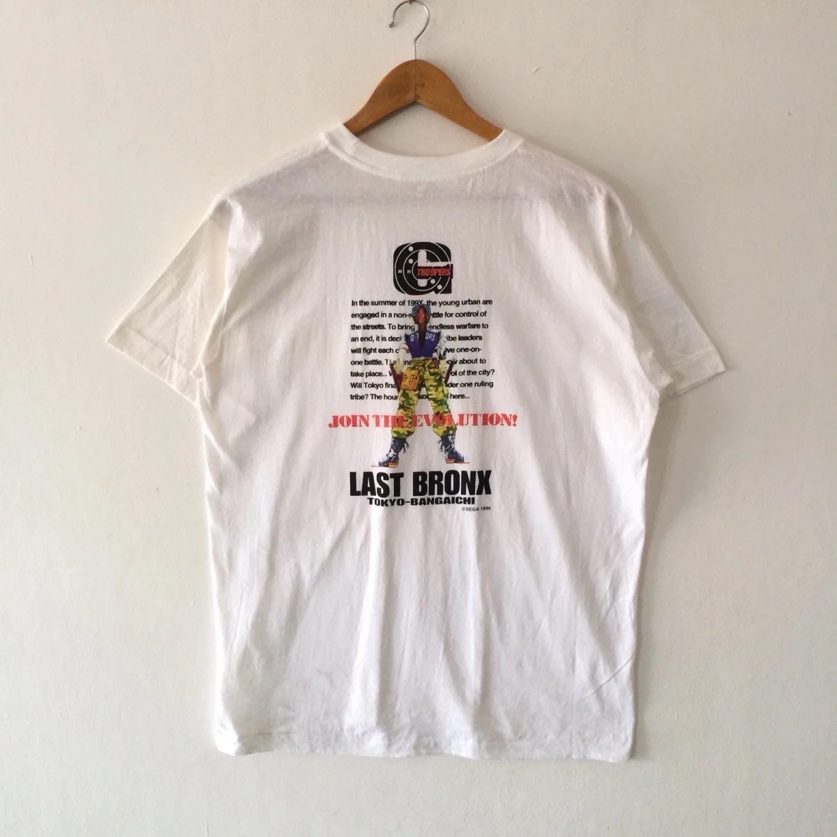 ヴィンテージ 1996 セガ ラストブロンクス 東京番外地 Tシャツ