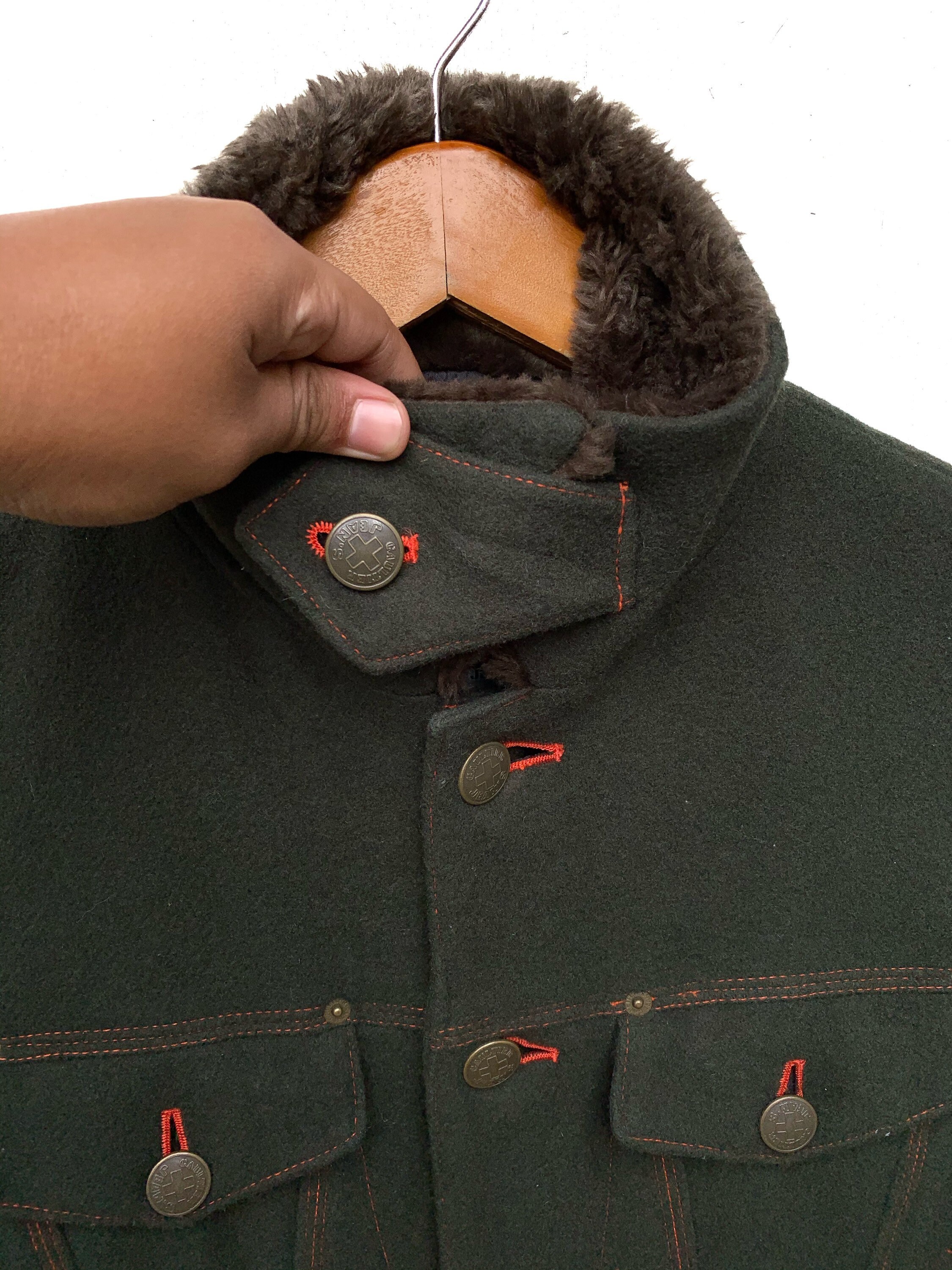 Vintage 90s Jean Paul Gaultier Wool Jacket Archive Overcoat SIZE
