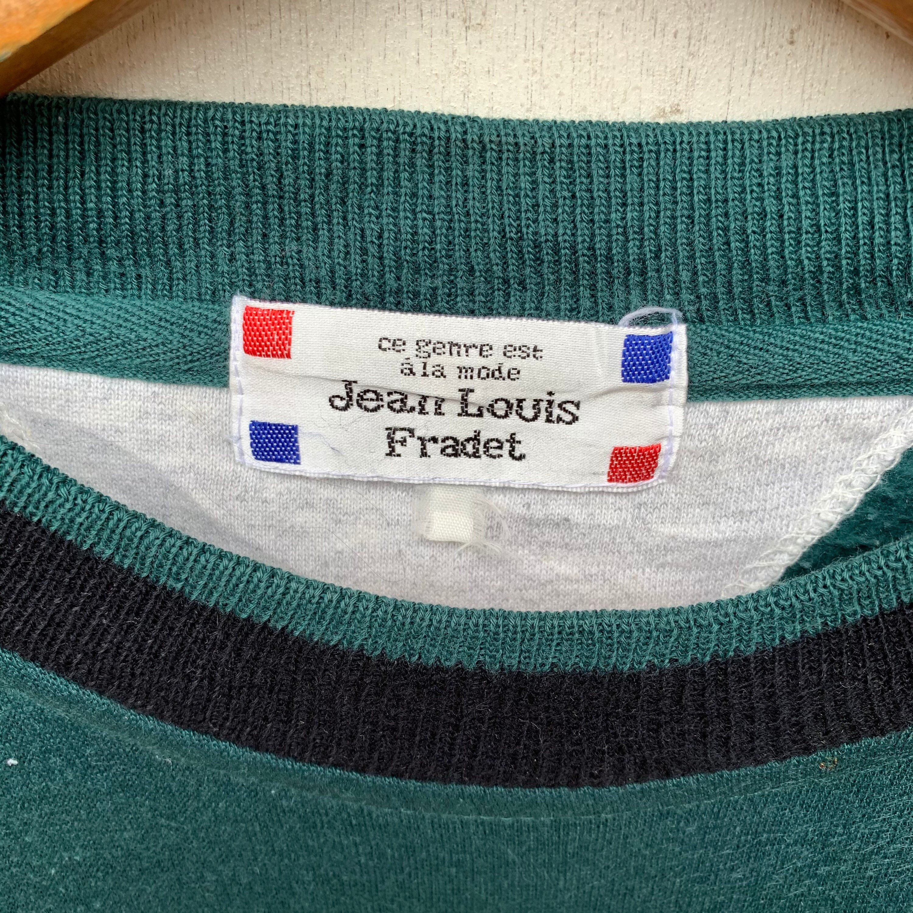 Vintage Jean Louis Fradet Embroidered Logo Crewneck Pullover