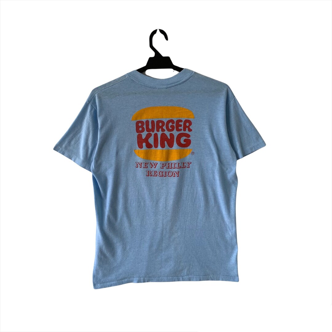 Vintage 80s Burger King Tshirt Size Fit M - Etsy