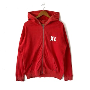 Xlarge Streetwear Hoodie Pullover Sweatshirt Red Size L Condition Used