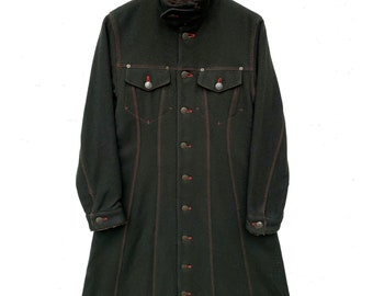 Vintage 90s Jean Paul Gaultier Wool Jacket Archive Overcoat SIZE
