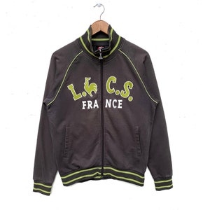 Le Coq Sportif France Embroidered Logo Zipped Sweatshirt Tracktop