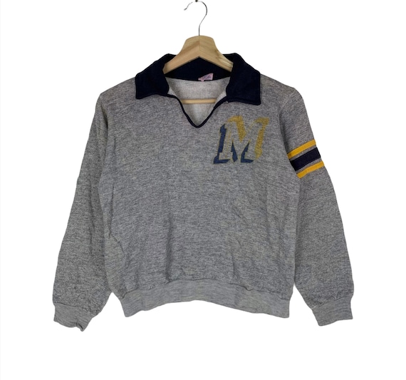 Vintage 70s Champion Pullover Jumper Sweatshirt Grey Etsy UK
