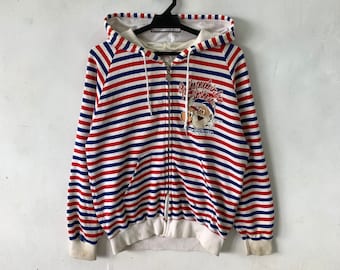 Vintage Captain Santa Stripe Sweatshirt Hoodie Joy Mark Design