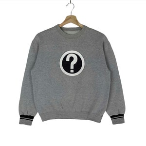 Vintage Takumi Hatakeyama gemaakt in Japan Crewneck Pullover Jumper Sweatshirt Grey