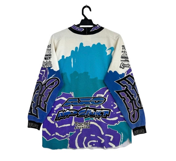 石*川様 希少！ 奇跡の1着！ 極美品 90s ラッツオ ユニフォーム アンブロ Vintage 90s AXO Sport Jersey Tactel Aquator Motocross Racing