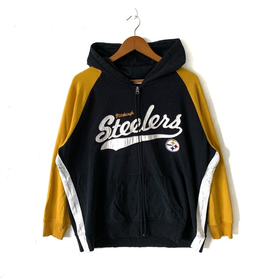 NFL Team Apparel Pittsburgh Steelers Womens Hoodie Sweatshirt Size 2XL 