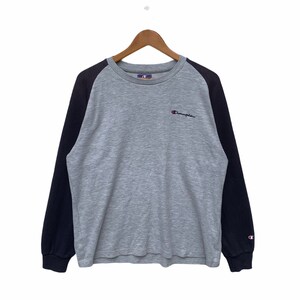 Vintage Champion Crewneck Pullover Sweatshirt Embroidered Logo