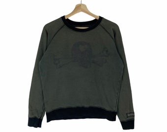 Made In Japan Dead Lotus Crewneck Pullover Jumper Sweatshirt Green