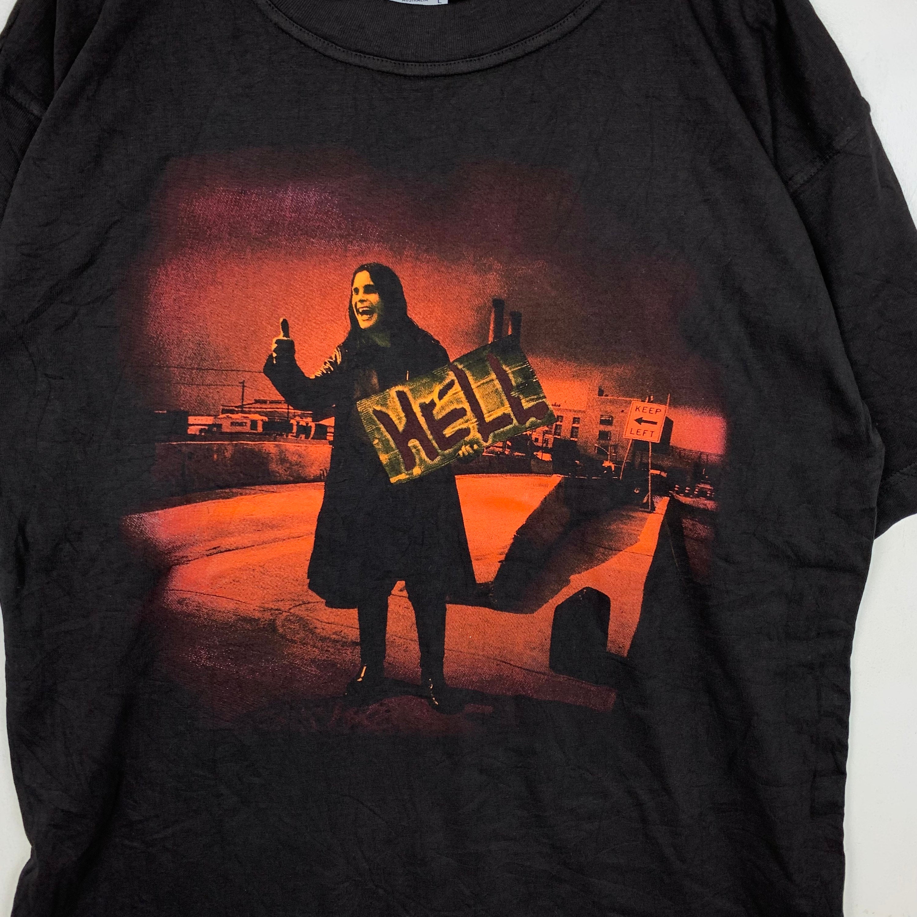 Vintage 90s Ozzy Osbourne Hell T Shirt Band Tee Size L - Etsy