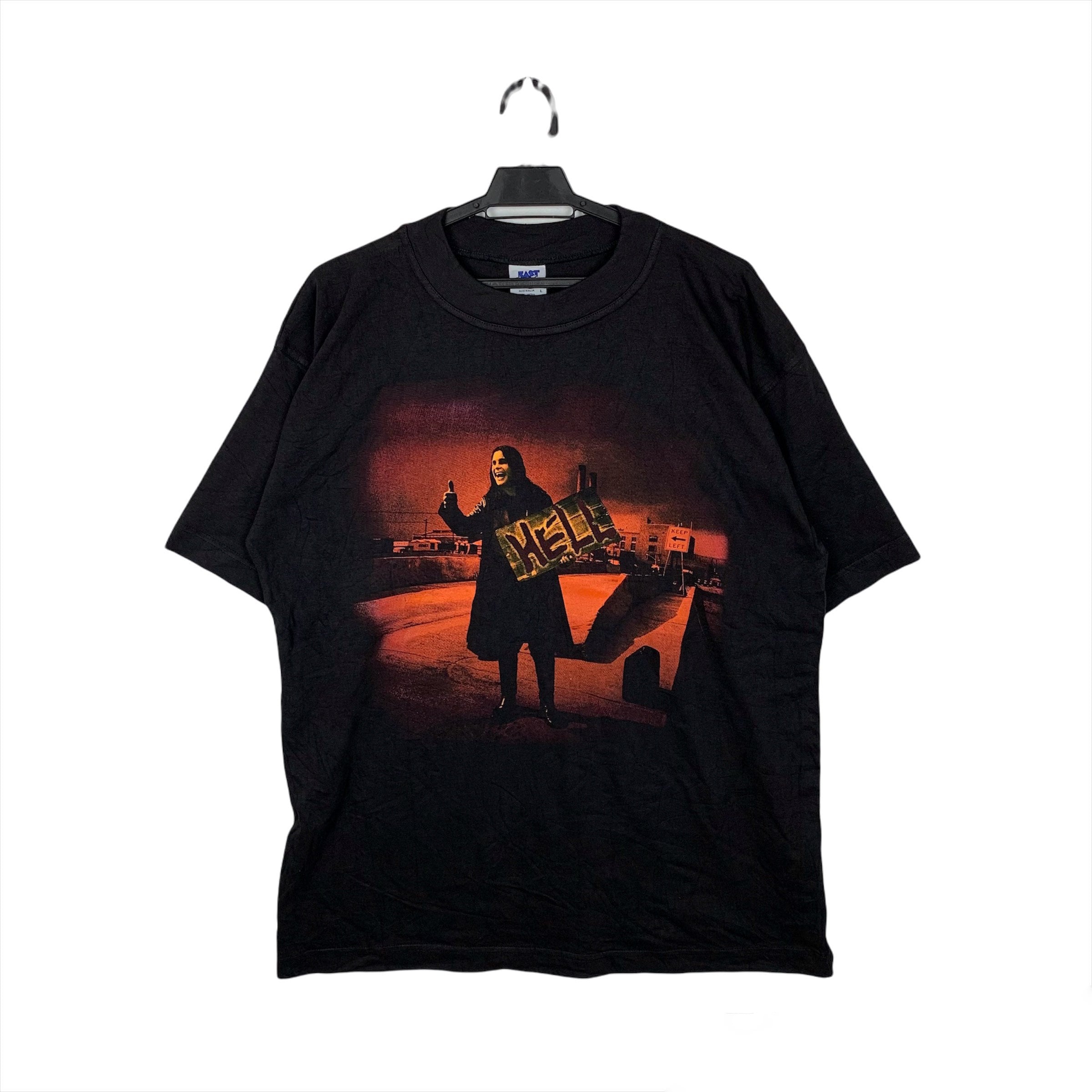 【開店記念セール！】 90s Vintage Ozzy Etsy - L Size Tee Band Shirt T Hell Osbourne トップス