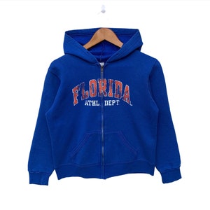 Russell Florida Athletic Dept Hoodie Pullover Sweatshirt Blue Size M Women