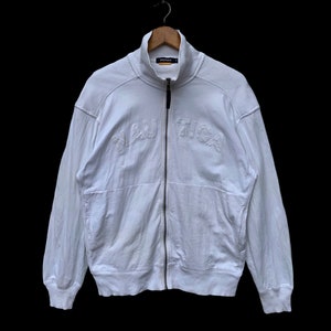 Size Fit S-M/Vintage Nautica Big Spell Out Logo White Sweater
