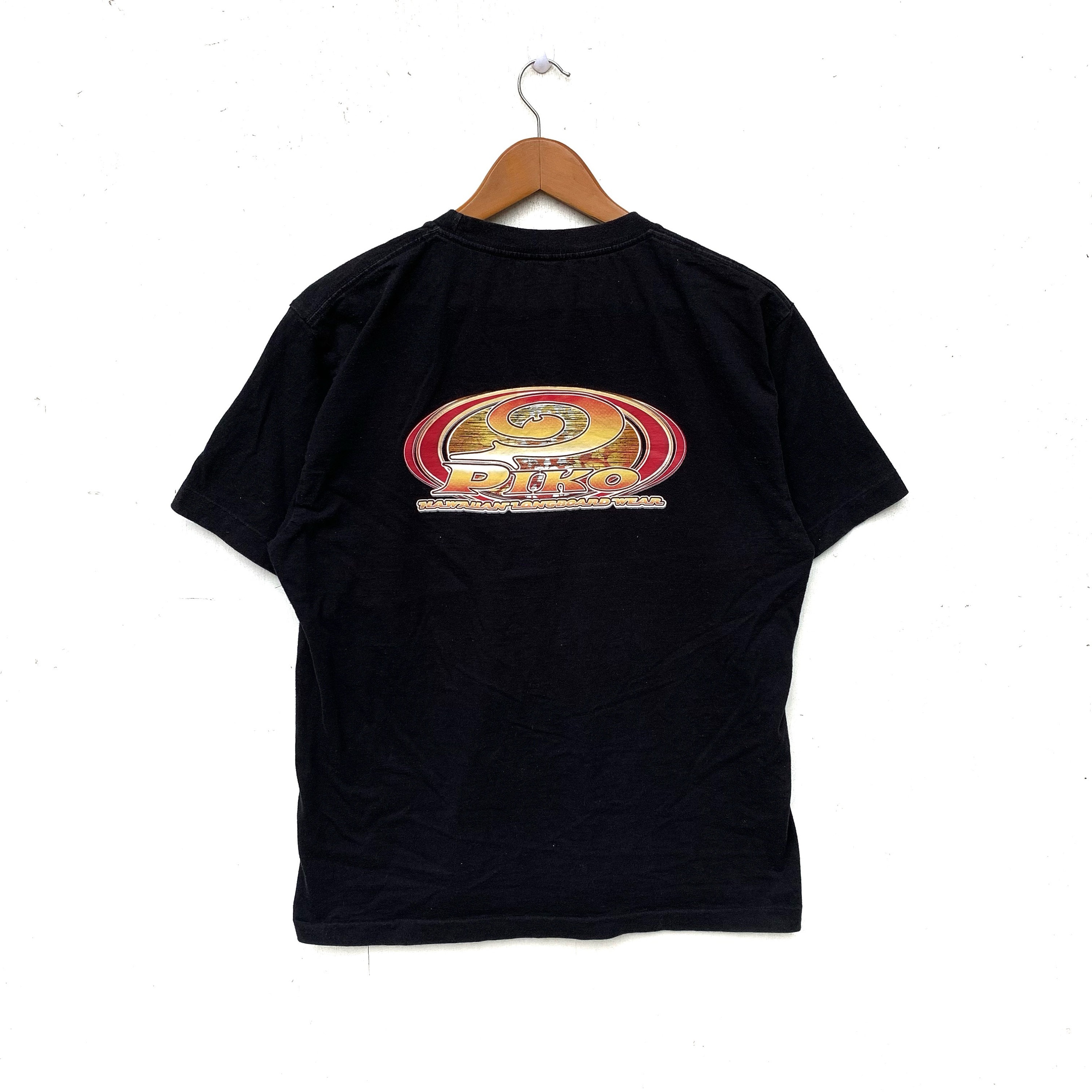 Vintage 90s Piko Hawaiian Longboard Single Stitch Tshirt Vintage 90s Piko Hawaiian Longboard Single Stitch Tshirt