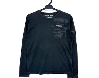 Camiseta negra de manga larga de Von Dutch, talla mediana