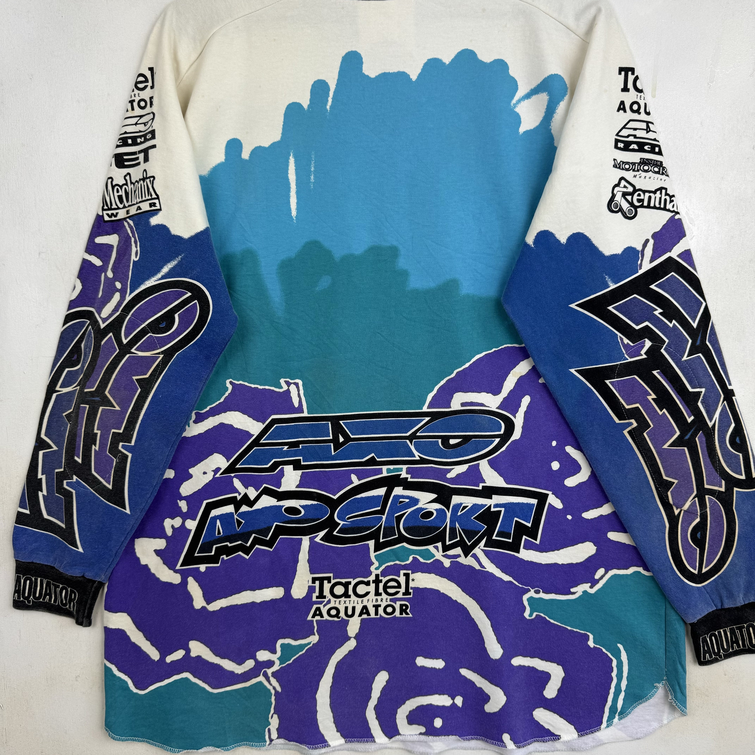 90s AXO SPORT アクソースポーツ モトクロスシャツ XL Vintage 90s AXO Sport Jersey AMA PRO Motocross Axo Comp Size