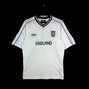 ウェア 90s~ old UMBRO ENGLAND T-shirt uniform Vintage 90s UMBRO England T-shirt / Rare Football Training T