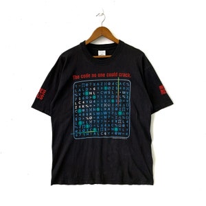 Vintage 90s Bruce Willis Mercury Rising Movie Tshirt Black