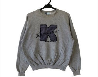 専用 ビンテージ KANSAI MAN ニット ロゴ Archive Vintage Kansai Man by KANSAI YAMAMOTO Embroidery Logo Sweatshirt