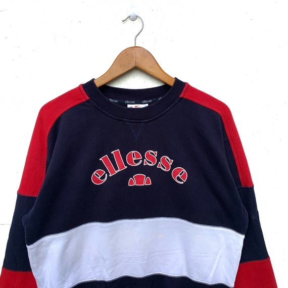 Vintage Ellesse Big Logo Crewneck Pullover Jumper… - image 2