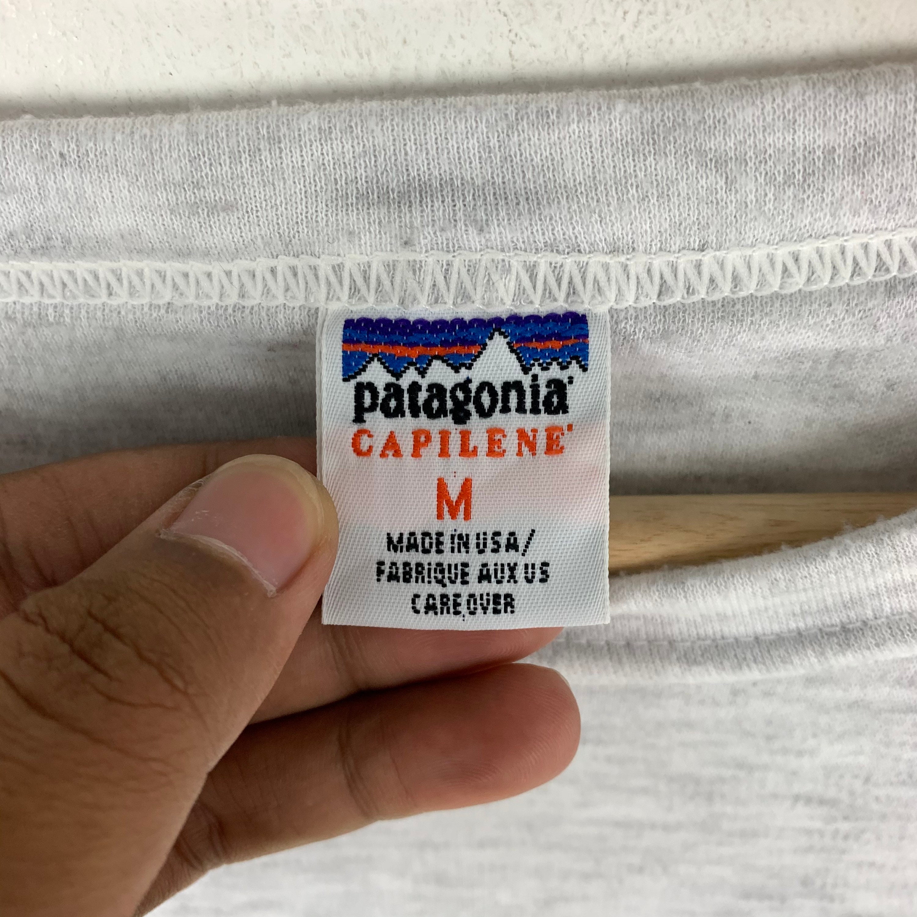 Vintage Patagonia Capilene Made in Usa Crewneck Long Sleeve Shirt 