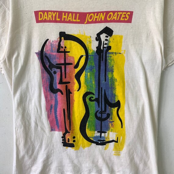80s Hall & Oates バンド ラグラン Tシャツ シングルステッチ 80s Hall & Oates バンド ラグラン Tシャツ シングルステッチ