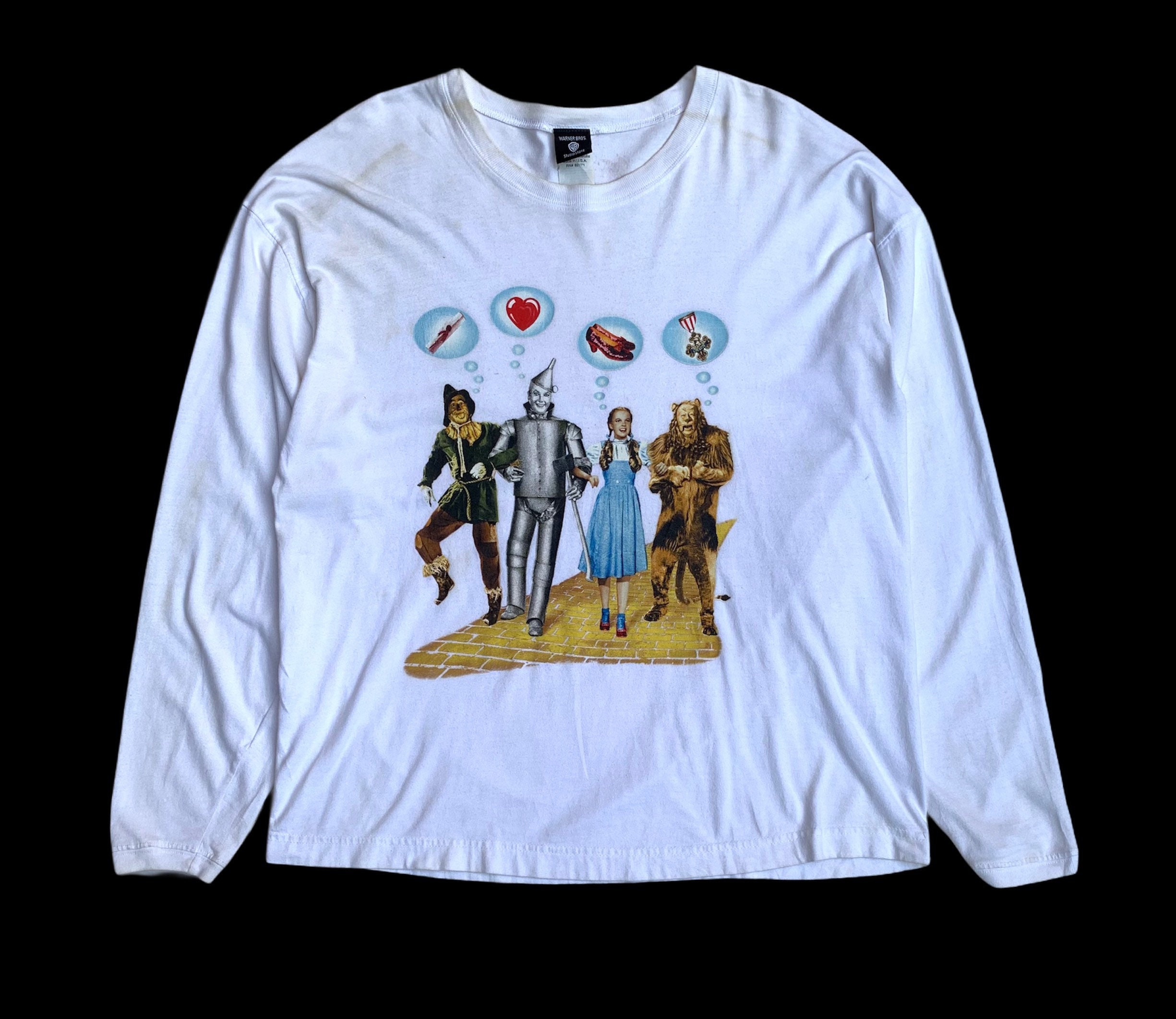 Buy Vintage 1998 Wizard of Oz Movie Cartoon Network Long Sleeve Online in India - Etsy Buy Vintage 1998 Wizard of Oz Movie Cartoon Network Long Sleeve Online in India - Etsy