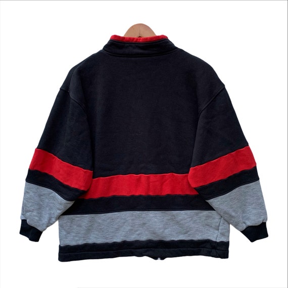 Vintage NCAA Multicolor Collab Descente Zipped Sweater - Etsy