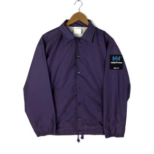 Vintage Helly Hansen Norway Sea Life Purple Light Weight Jacket