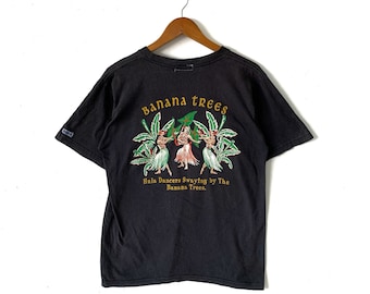 Sun Surf Toyo Enterprises Banana Trees Hawaii Surf Tshirt Size M