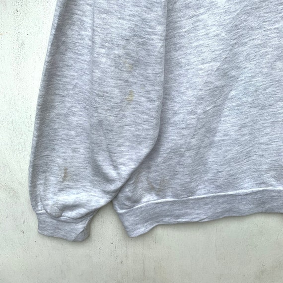 Vintage Plenty Tough Sport Hoodie Pullover Sweatshirt Grey