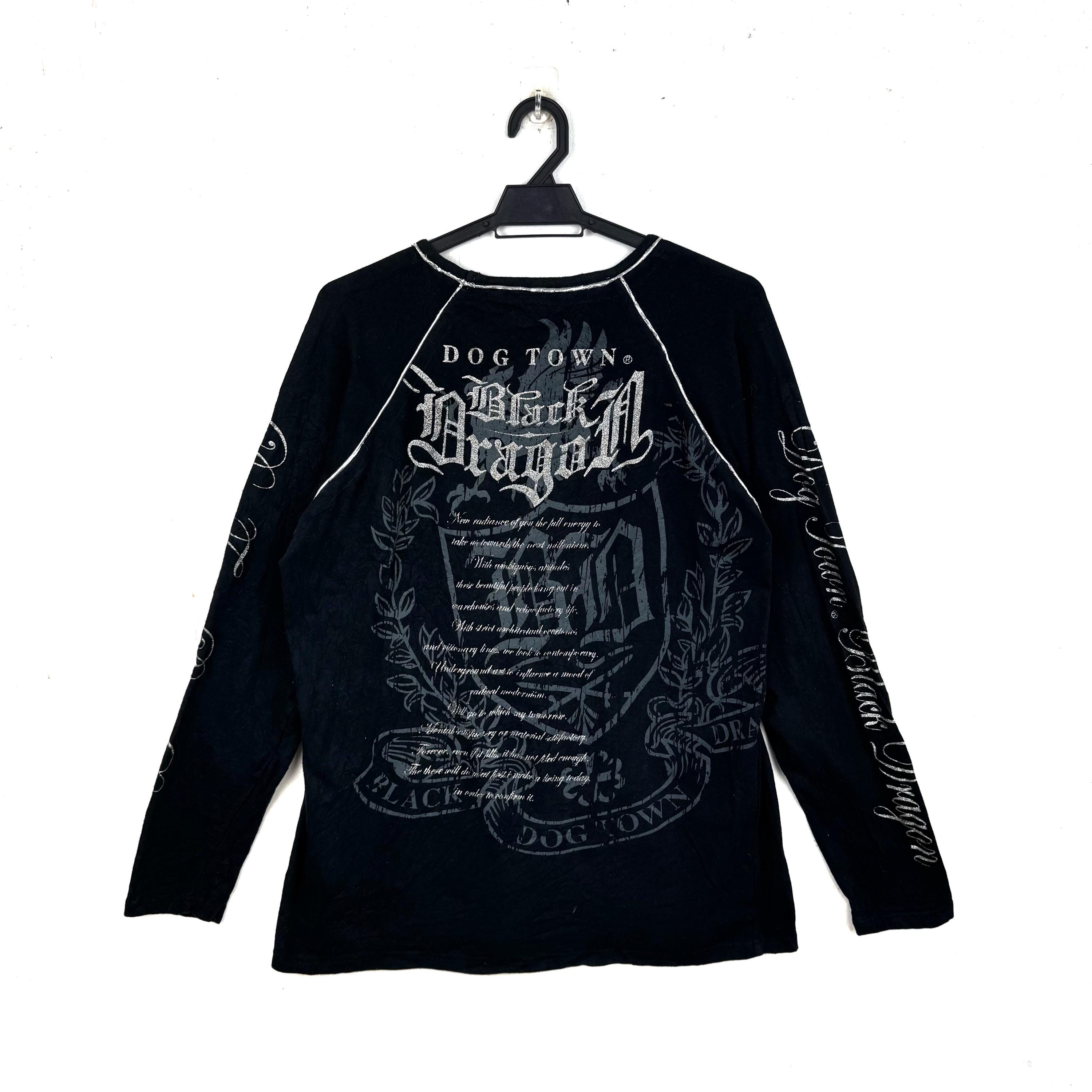 Dogtown Black Dragon Long Sleeve Shirts Size Fit XL-L - Etsy Israel