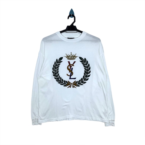 Vintage Yves Saint Laurent Pour Homme Multicolor Big Logo Vintage Yves Saint Laurent Pour Homme Multicolor Big Logo