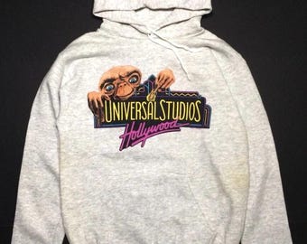 Vintage 1982 Deadstock With Flasher Hooded ET Marquee Sweat Movie