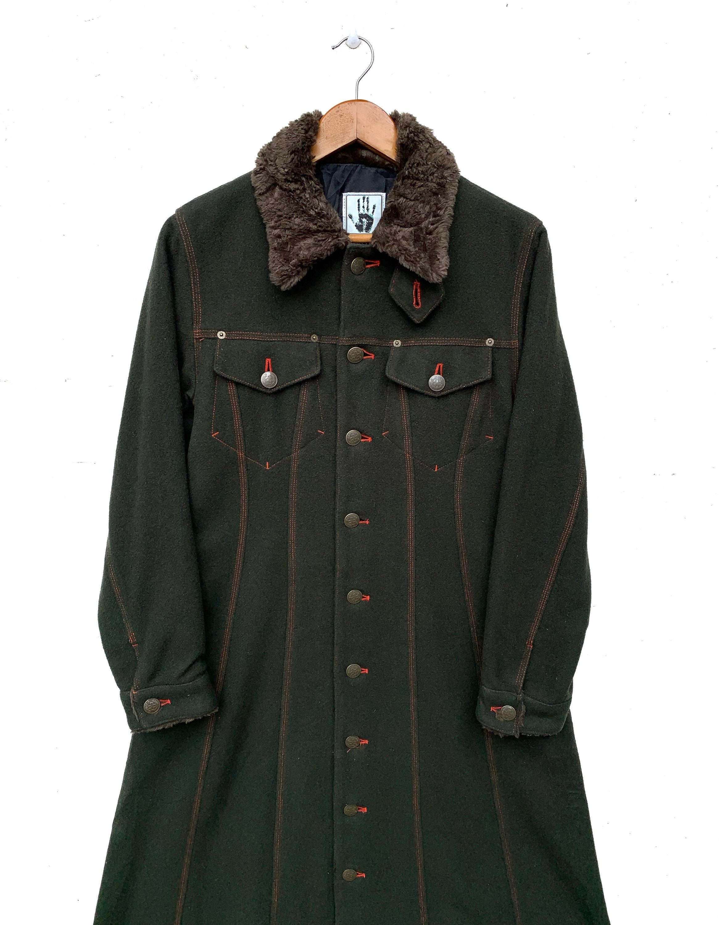 ジャケット・アウター 90s vintage deadstock goffa x wool coat Vintage 90s Jean Paul Gaultier Wool Jacket Archive Overcoat