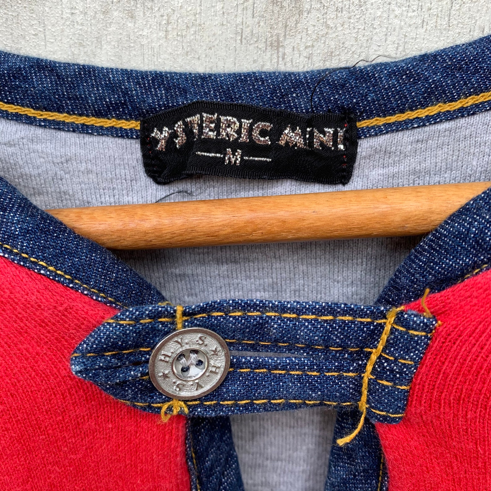 Vintage Hysteric Mini Smile Jeans Hysteric Glamour Embroidered | Etsy