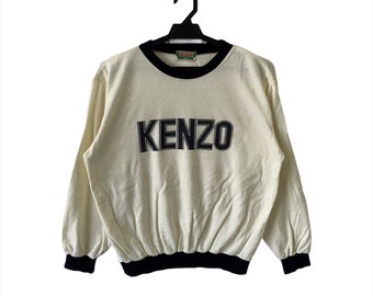 Vintage 90s Kenzo Crewneck Sudadera Tamaño Fit M-S