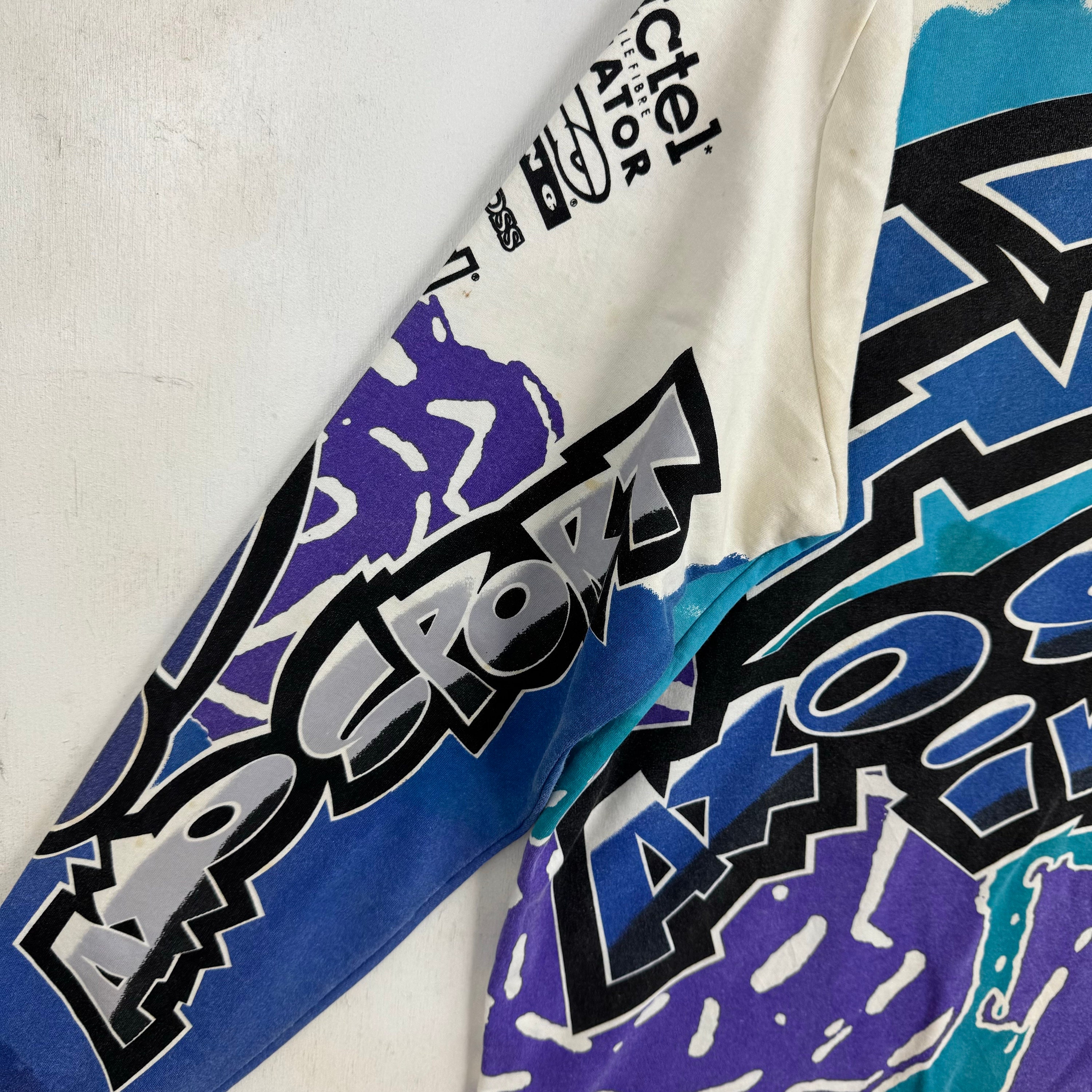 石*川様 希少！ 奇跡の1着！ 極美品 90s ラッツオ ユニフォーム アンブロ Vintage 90s AXO Sport Jersey Tactel Aquator Motocross Racing