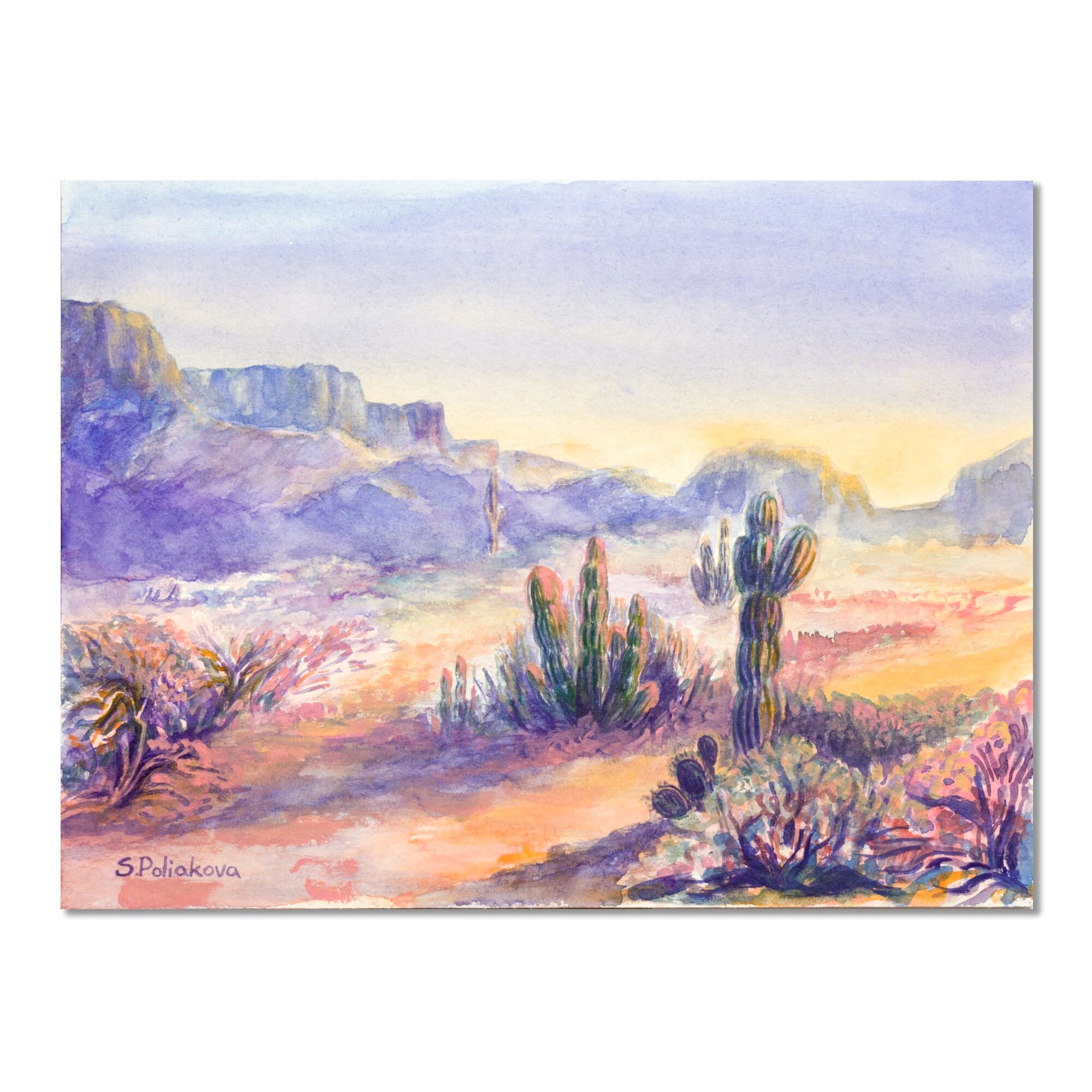Sedona Arizona Painting Original Art Sedona Painting Desert Etsy