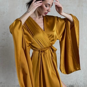 cheap silk robe