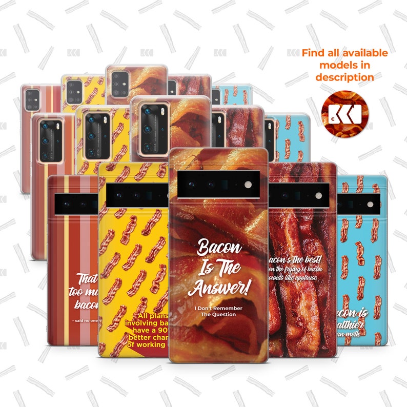a package of bacon is the answer on a white background