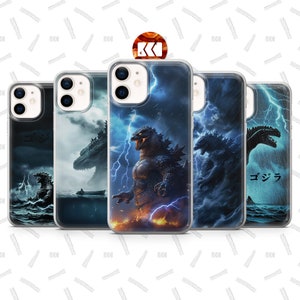 GodZilla Phone Case, Mythical Creature Cover, Sci-Fi Monster Protection, Unique Gift, Compatible with iPhone Samsung Huawei Xiaomi