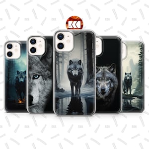 Custodia per telefono: design Lone Wolf - Gel TPU morbido, finitura opaca