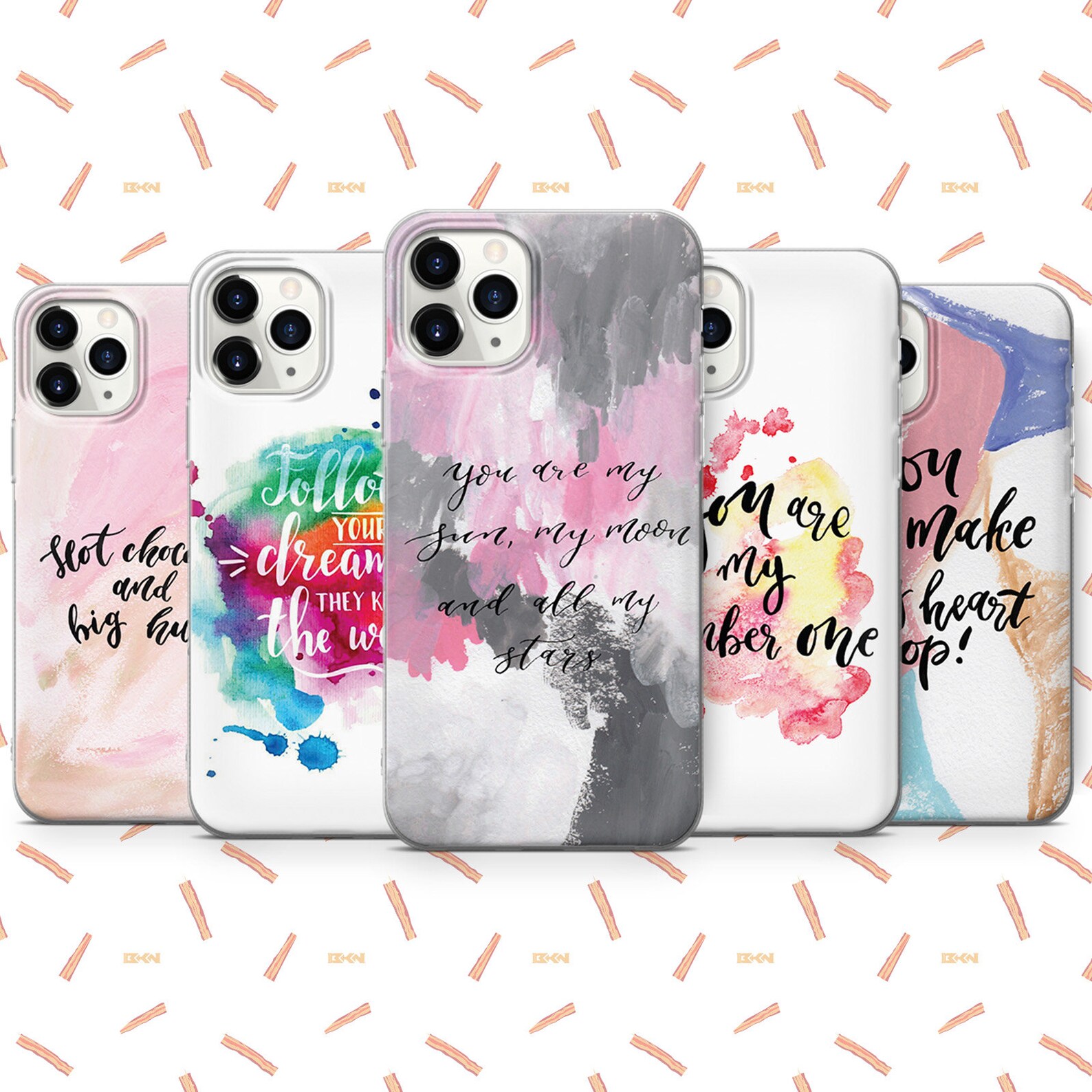 Valentine's Watercolor Quote Phone Case for asus - Etsy